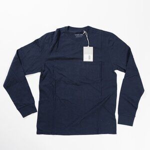 Everlane Men's Long Sleeve Blue T-Shirt